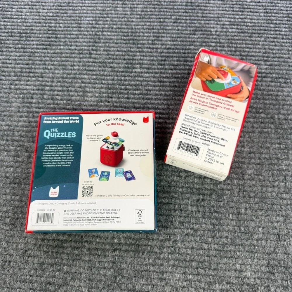 NEW Tonies ToniePlay The Quizzles All About Animals Game and Controller Set